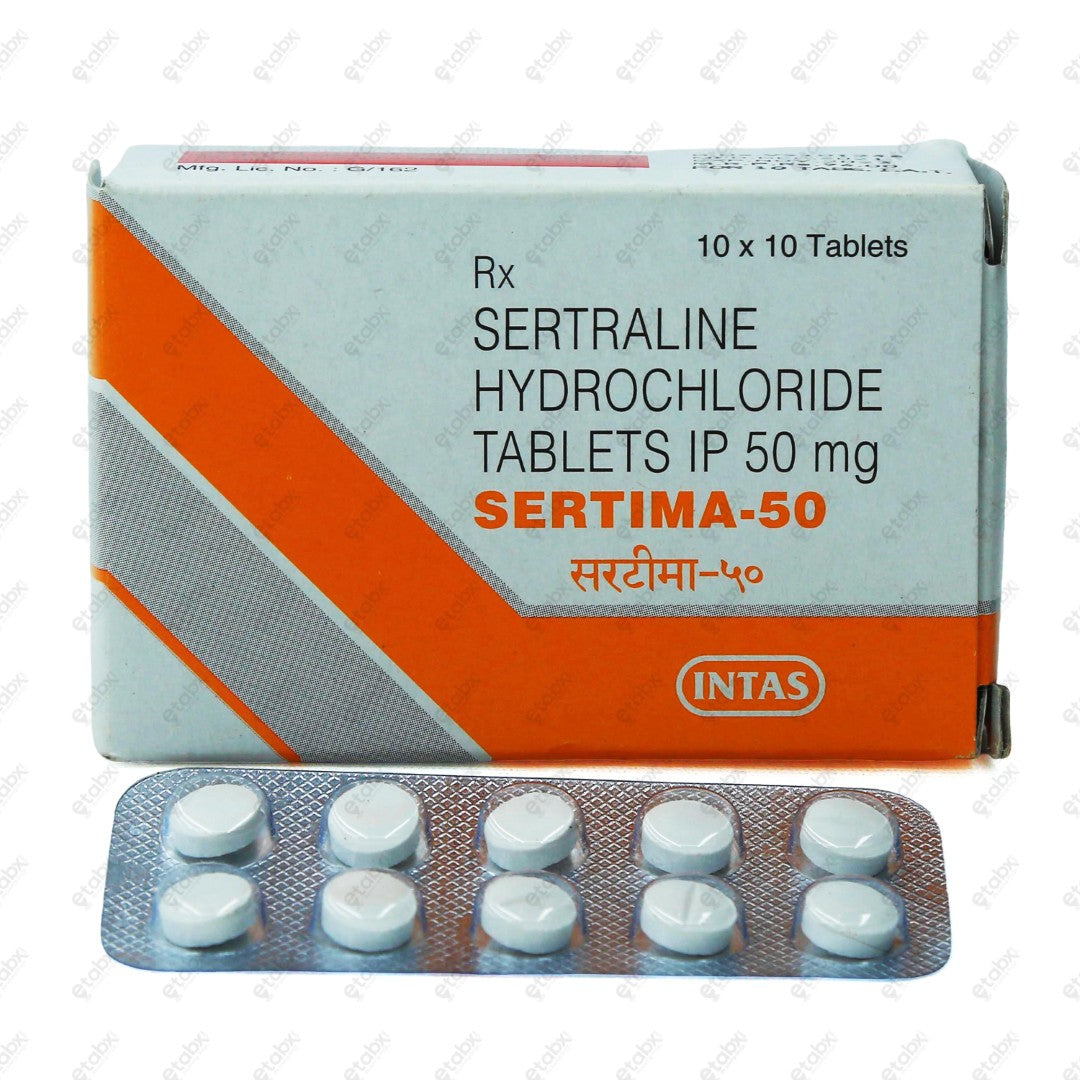 Sertima 50mg Tablets 10's