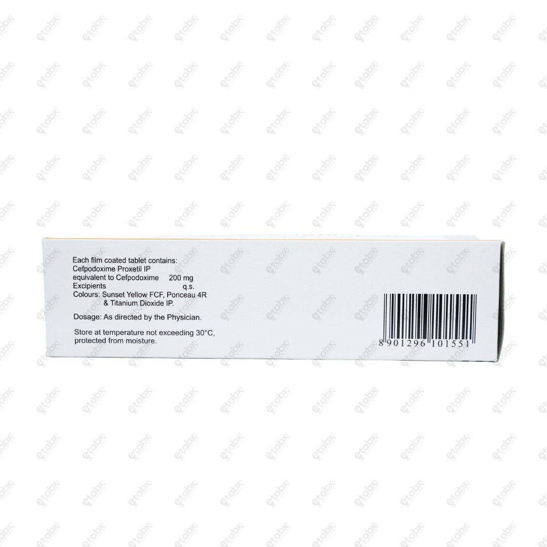 Cepodem 200mg Tablet 10's