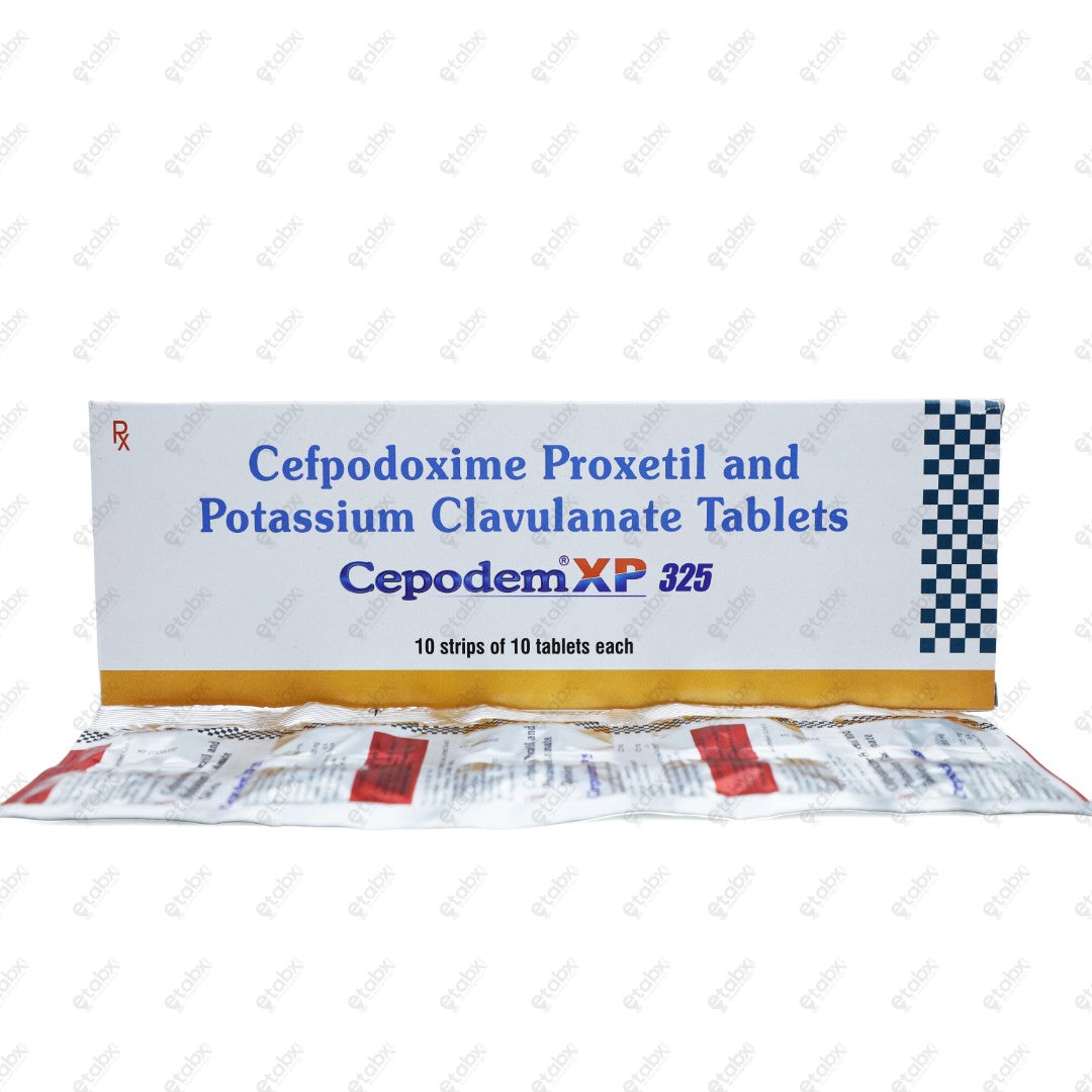 Cepodem XP 325mg Tablet 10's