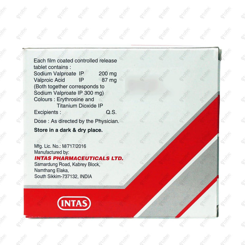 Valprol CR 300mg Tablet 15'S