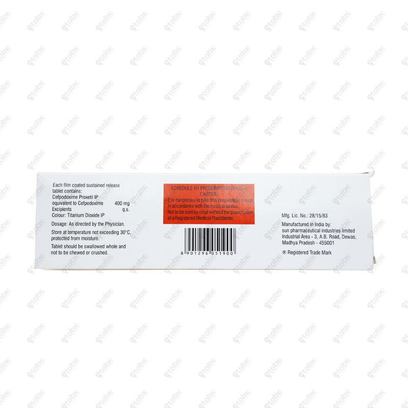 Cepodem OD 400mg Tablet 5's