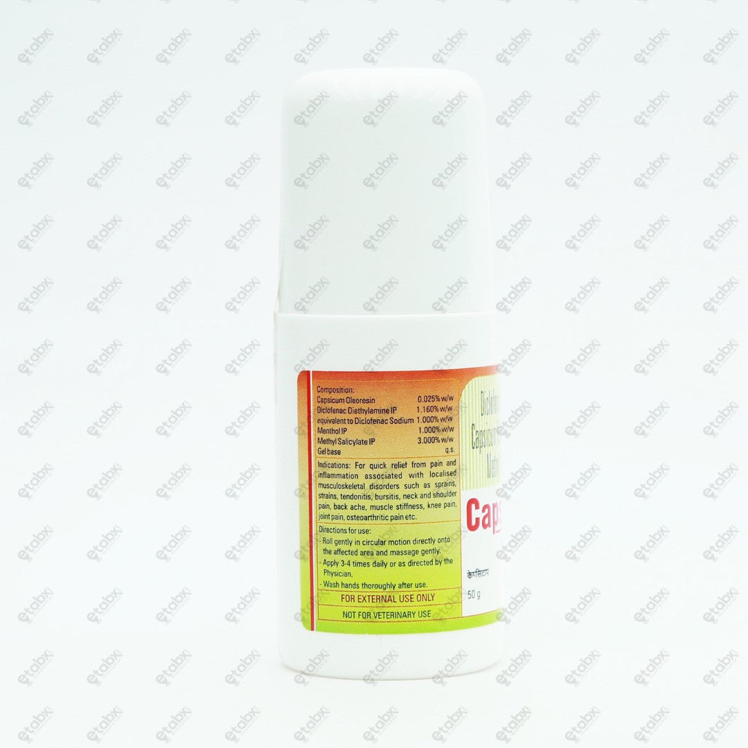 Capsitop O Roll-On Gel 50gm