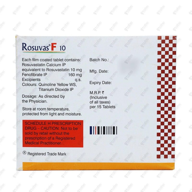 Rosukaa F 10 Tablets 10's