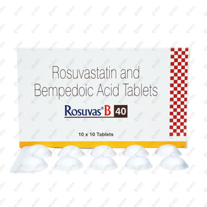 Rosuvas B 40mg Tablets 10's