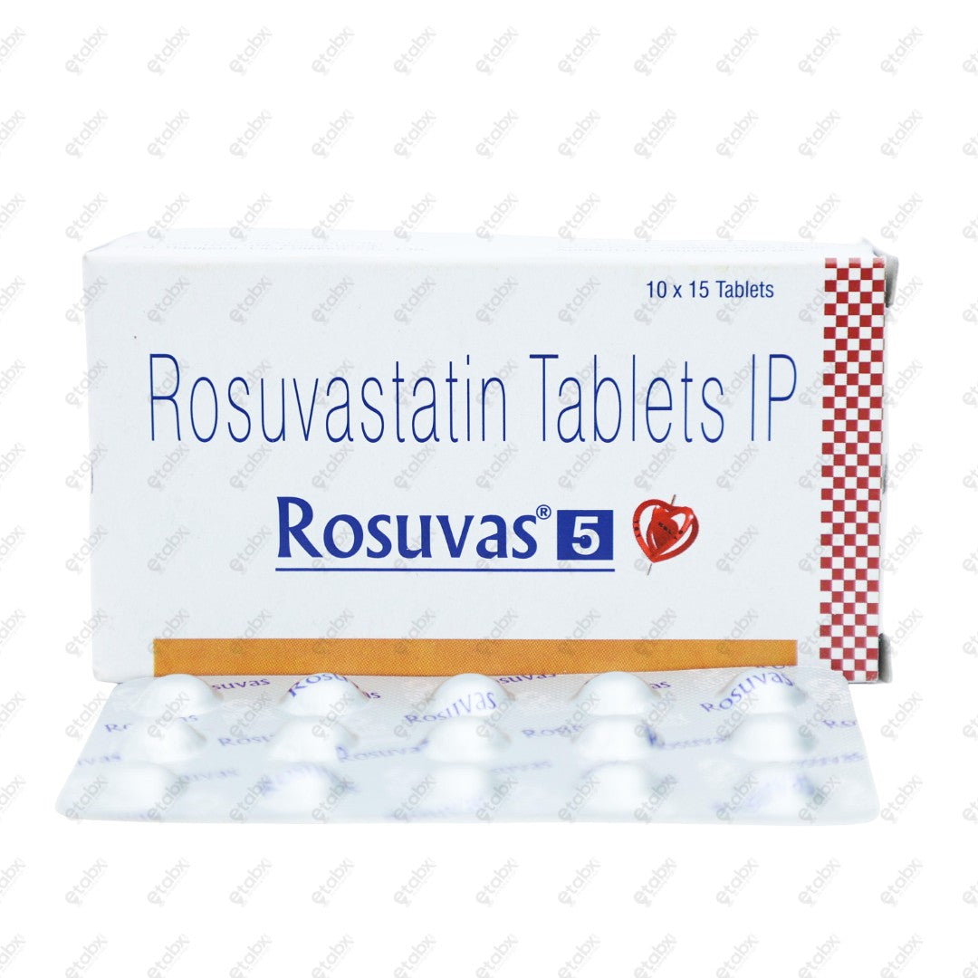 ROSUVAS 5mg Tablet 15's