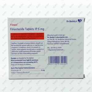 Finast 5mg Tablet 30's