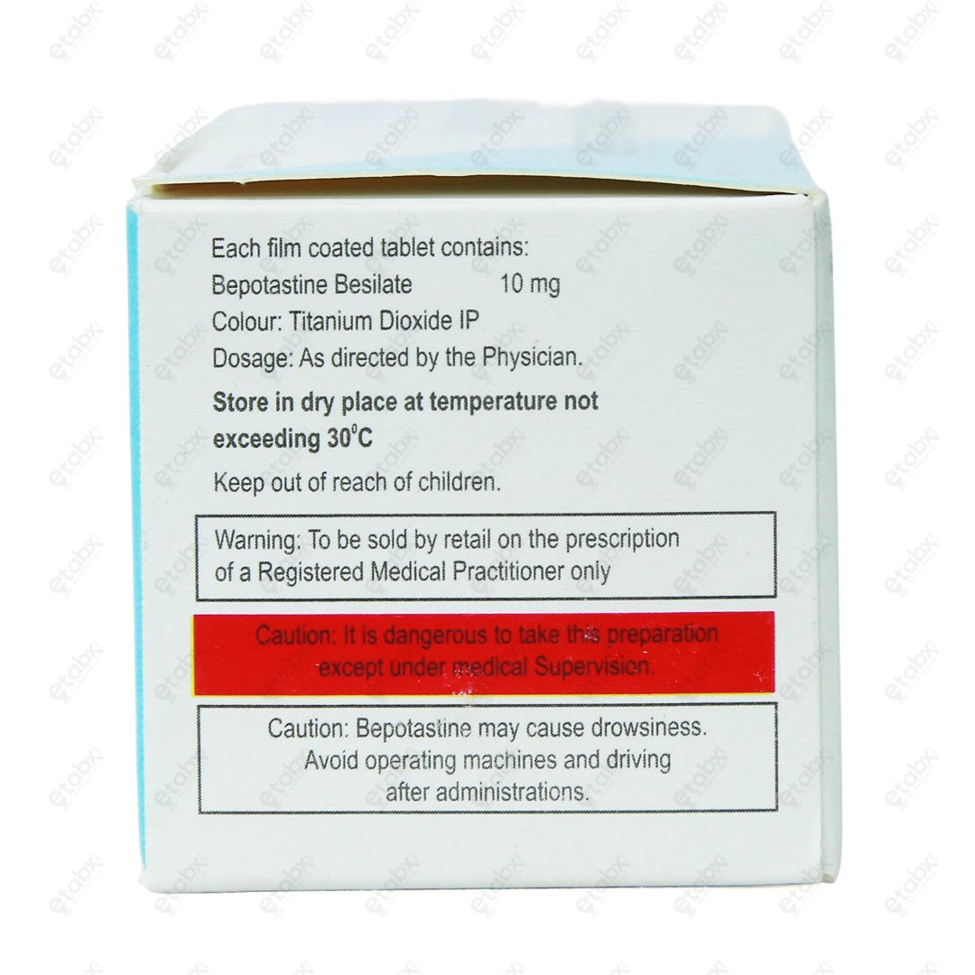 Bepozal Tablet 10's