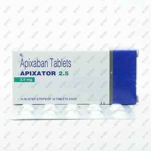 Apixator 2.5mg Tablet 10's