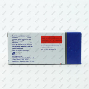 Apixator 2.5mg Tablet 10's