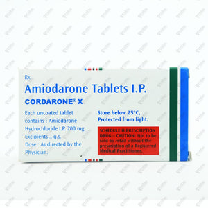CORDARONE X 200mg Tablet 15's