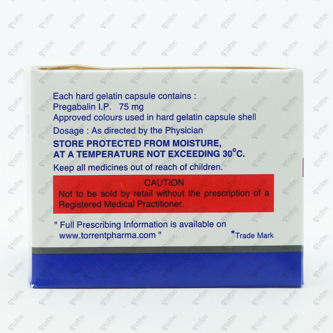 Pregaba 75mg Capsule 15's