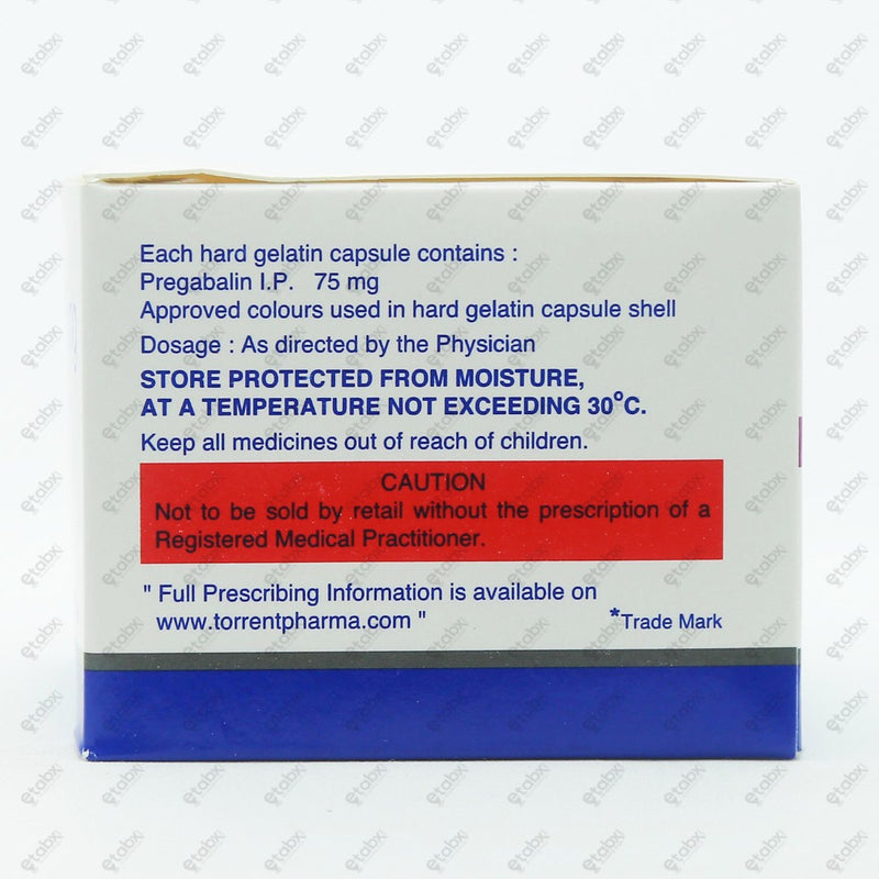 Pregaba 75mg Capsule 15's