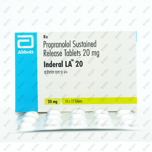 Inderal LA 20mg Tablet 15's