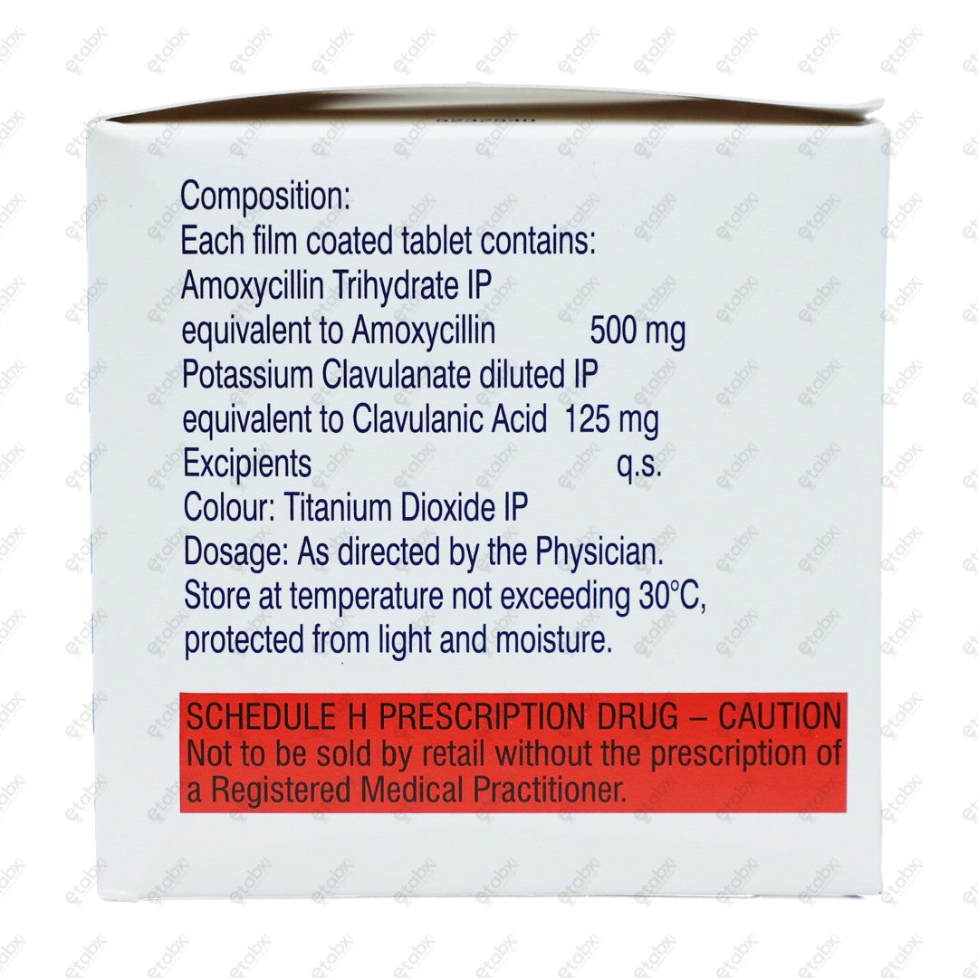 MOXCLAV 625mg Tablet 10's