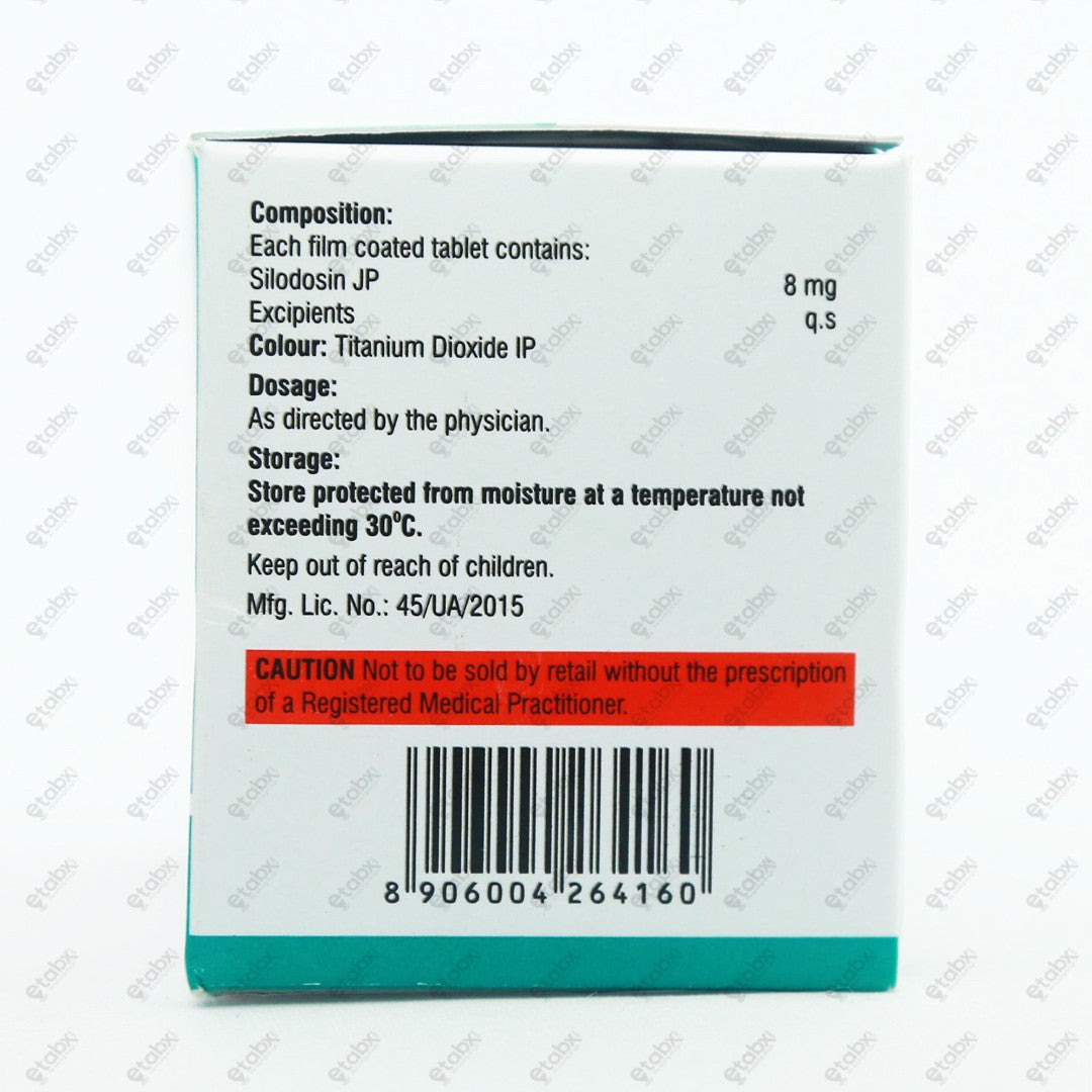 Silosam 8mg Tablet 15's