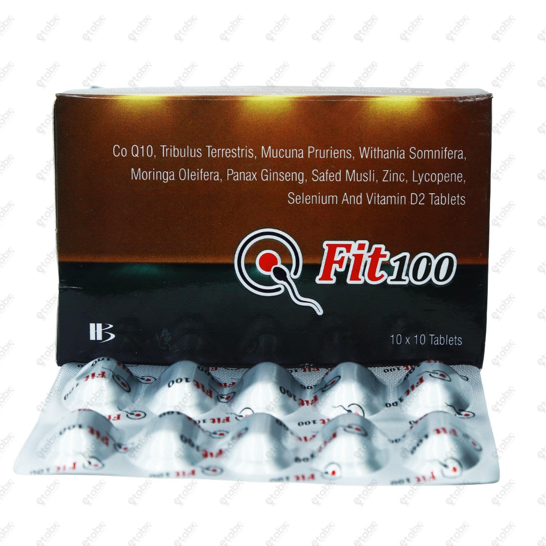 Q Fit 100mg Tablet 10's