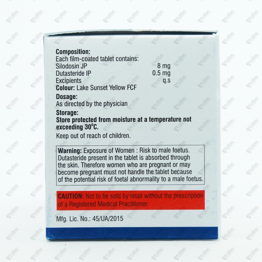 SILOSAM D 8mg Tablet 15's