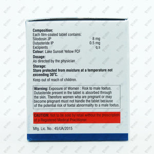 SILOSAM D 8mg Tablet 15's