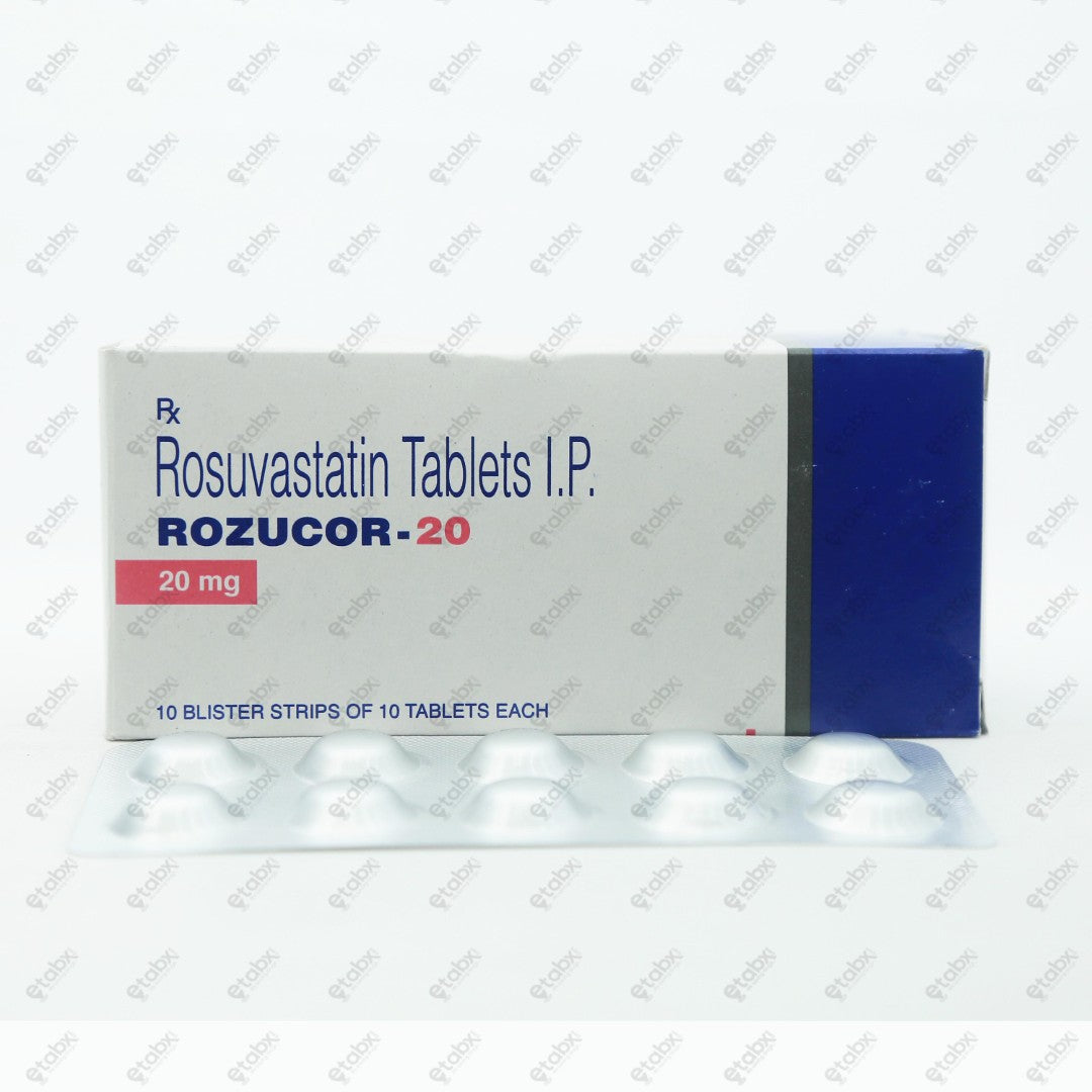Rozucor 20mg Tablet 10's
