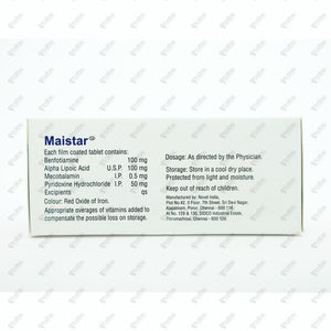 Maistar Tablets 10's