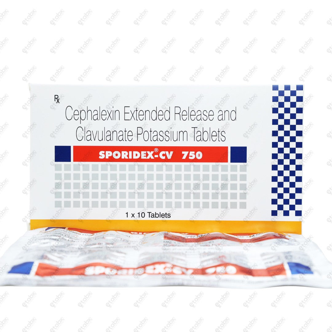 SPORIDEX CV 750 Tablet 10's