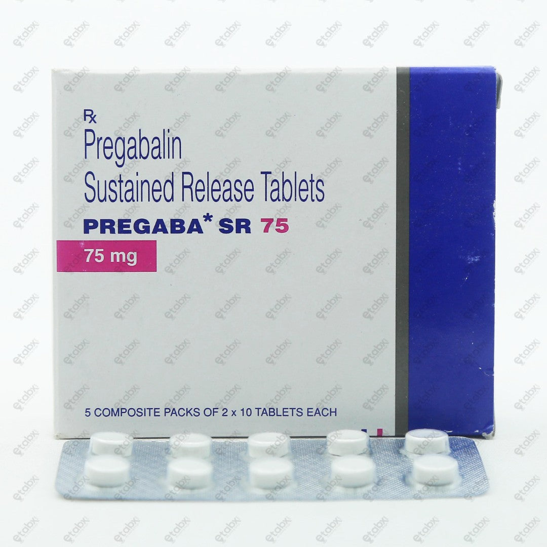 Pregaba SR 75 Tablet 10's