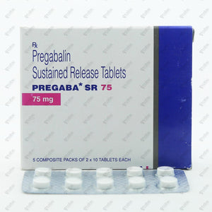Pregaba SR 75 Tablet 10's