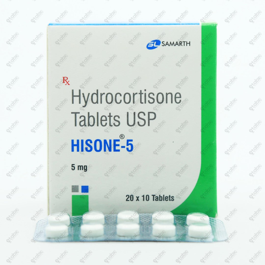 Hisone 5mg Tablets 10's
