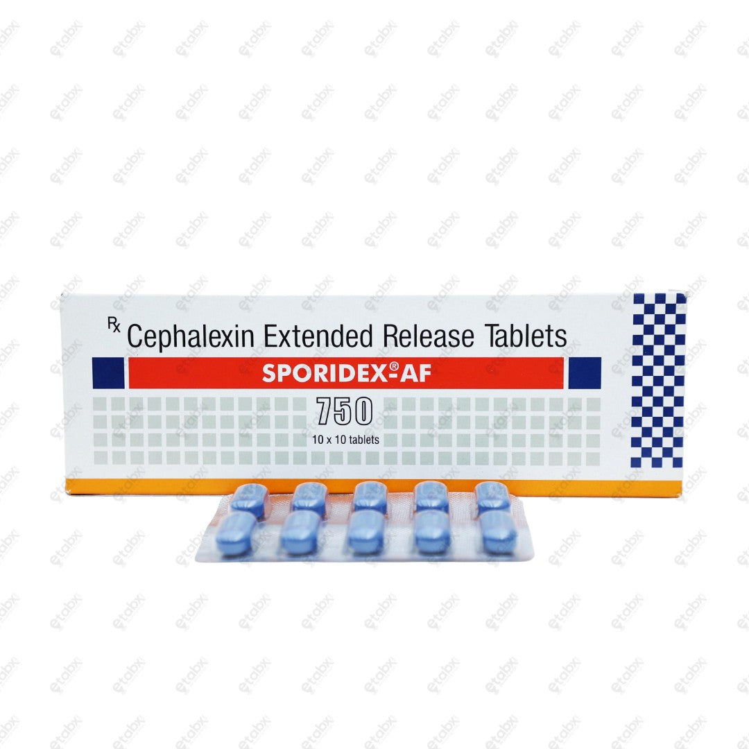 SPORIDEX AF 750mg Tablet 10's