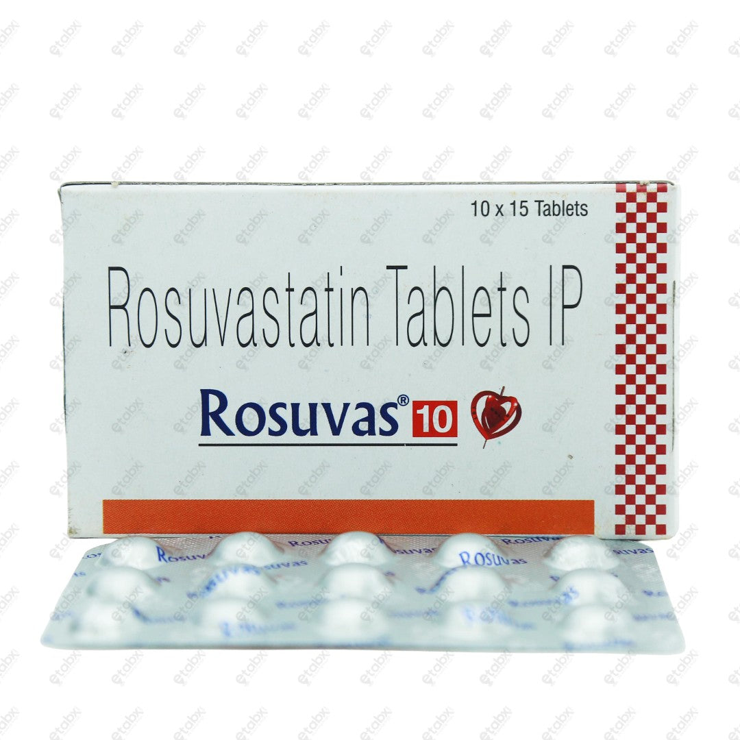 Rosuvas 10 Tablet 15's