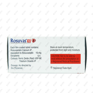 Rosuvas 10 Tablet 15's