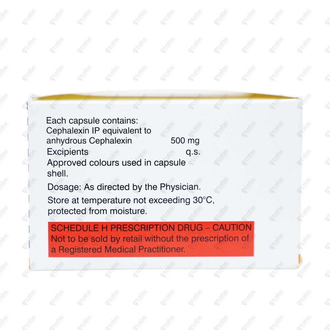 SPORIDEX 500mg Capsule 10's