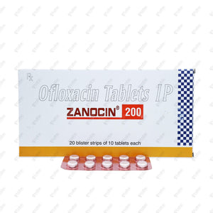 Zanocin 200mg Tablet 10's