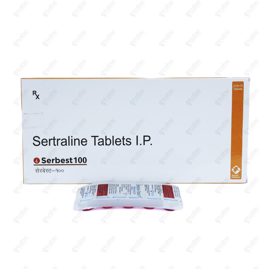 SERBEST 100mg Tablet 10's