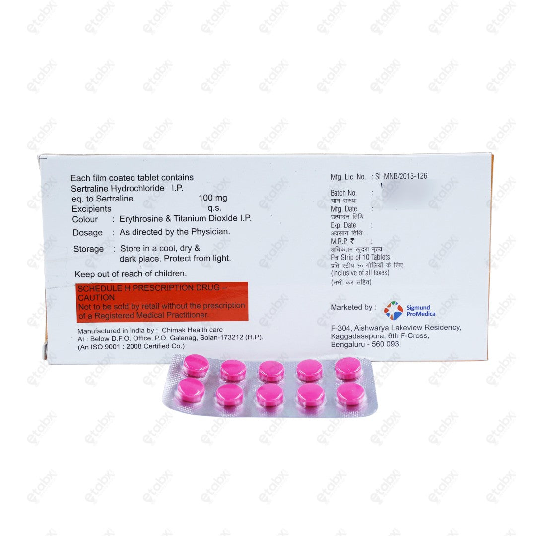 SERBEST 100mg Tablet 10's