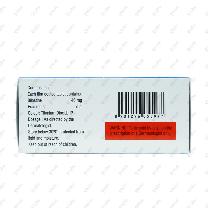 BILASHINE 40 Tablet 10's