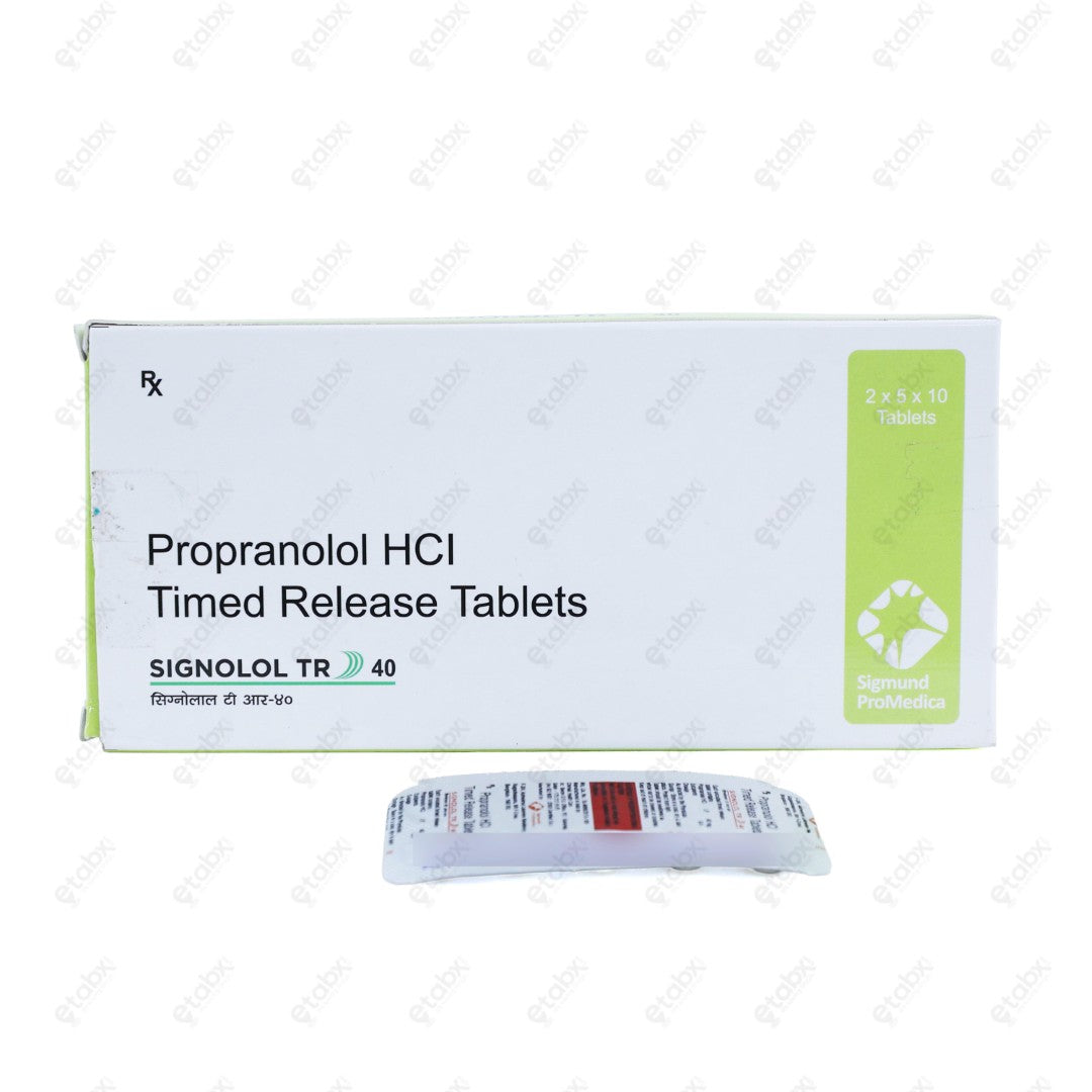 SIGNOLOL TR 40mg Tablet 10