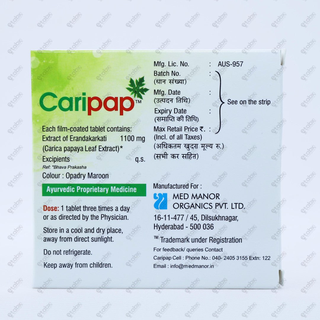 Caripap Tablet 15's