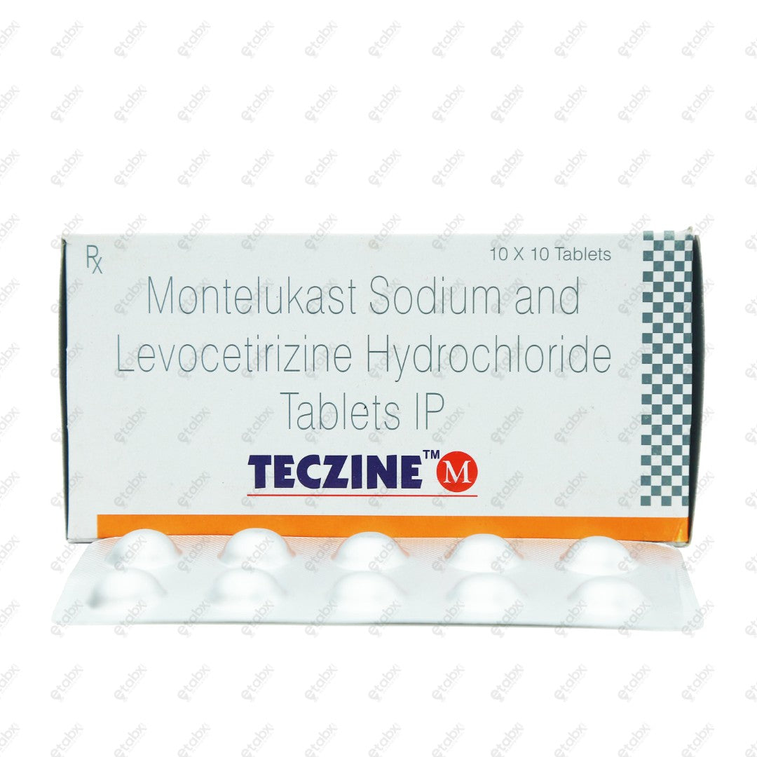 Teczine M Tablets 10's
