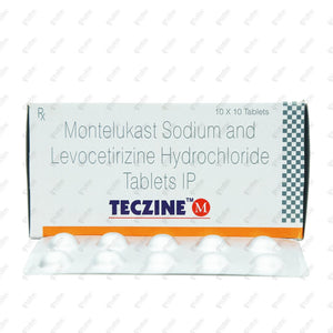 Teczine M Tablets 10's