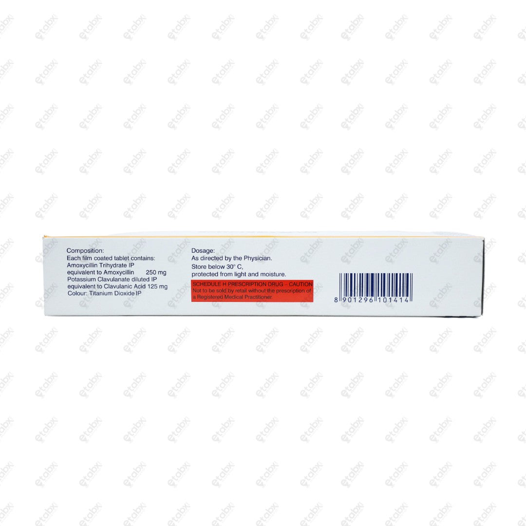 MOXCLAV 375mg Tablet 10's