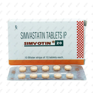 Simvotin 20 Tablet 10's