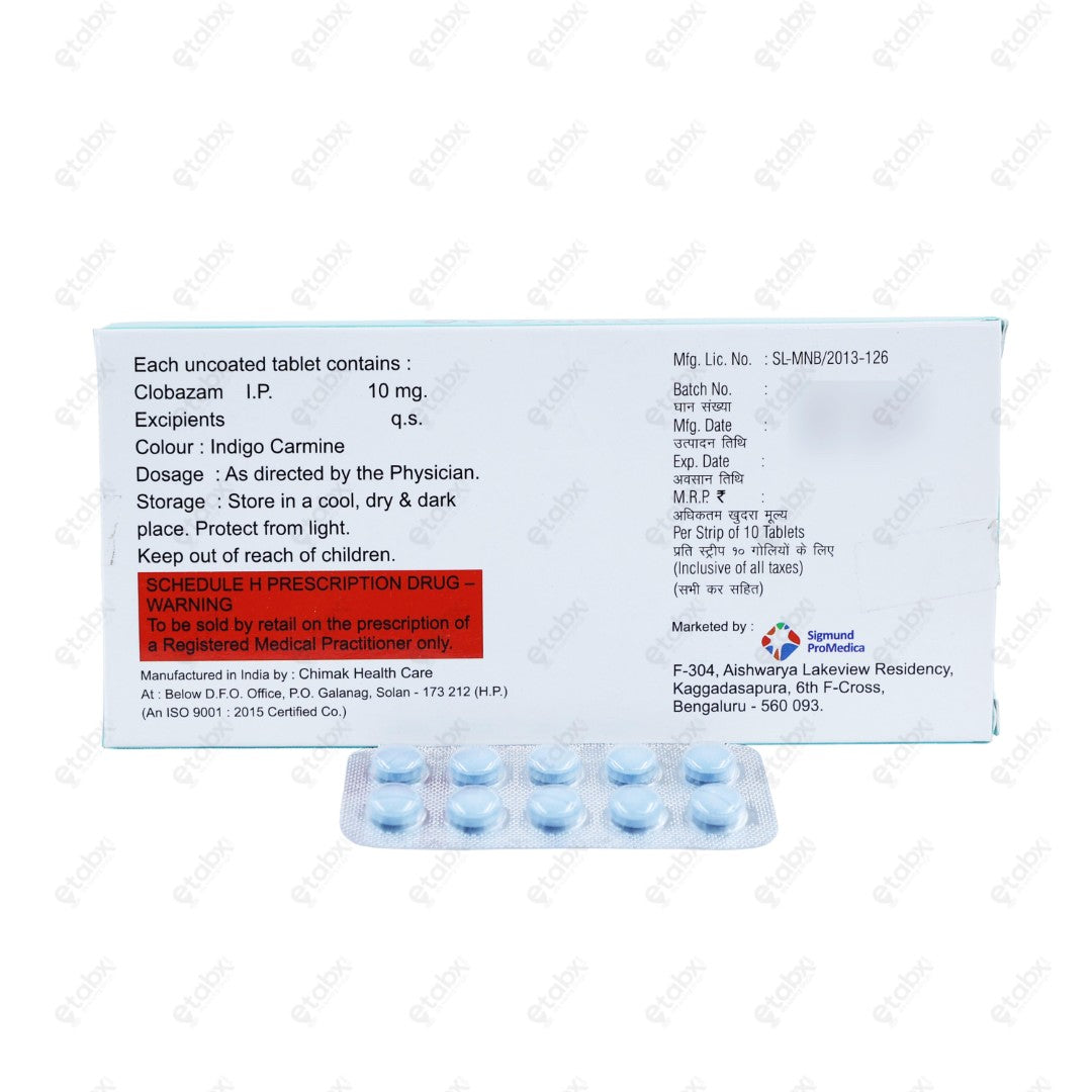 C-ZAM 10mg Tablet 10