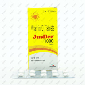 Jusdee 1000mg Tablet 10's