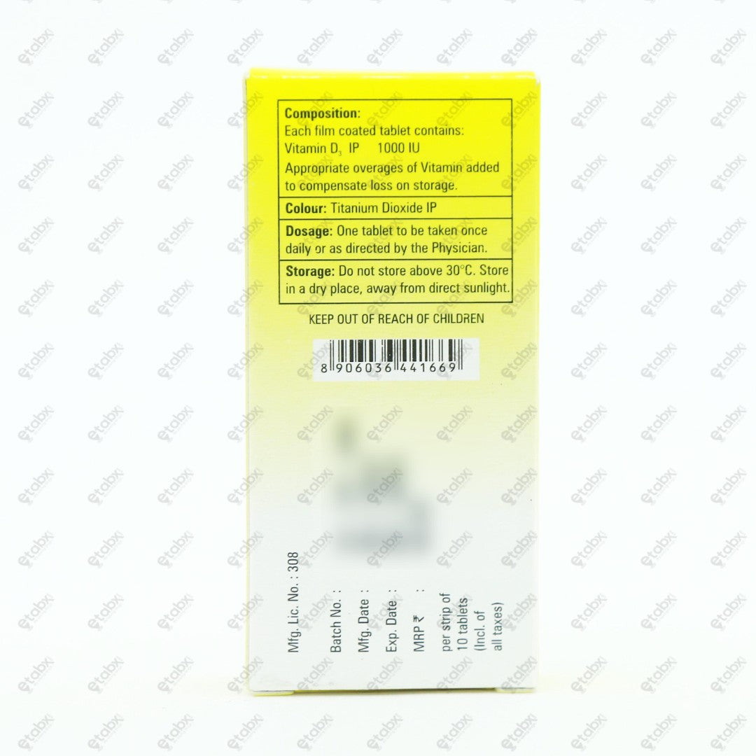 Jusdee 1000mg Tablet 10's