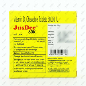 Jusdee 60K Tablets 4's