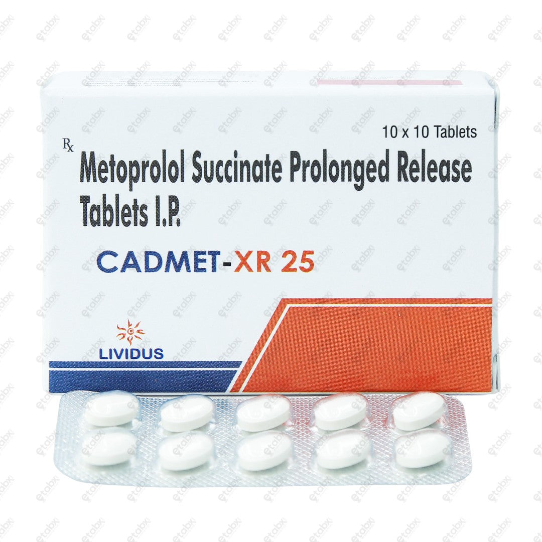 Cadmet XR 25mg Tablet 10's