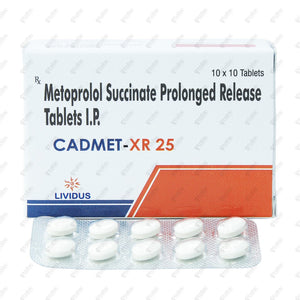 Cadmet XR 25mg Tablet 10's