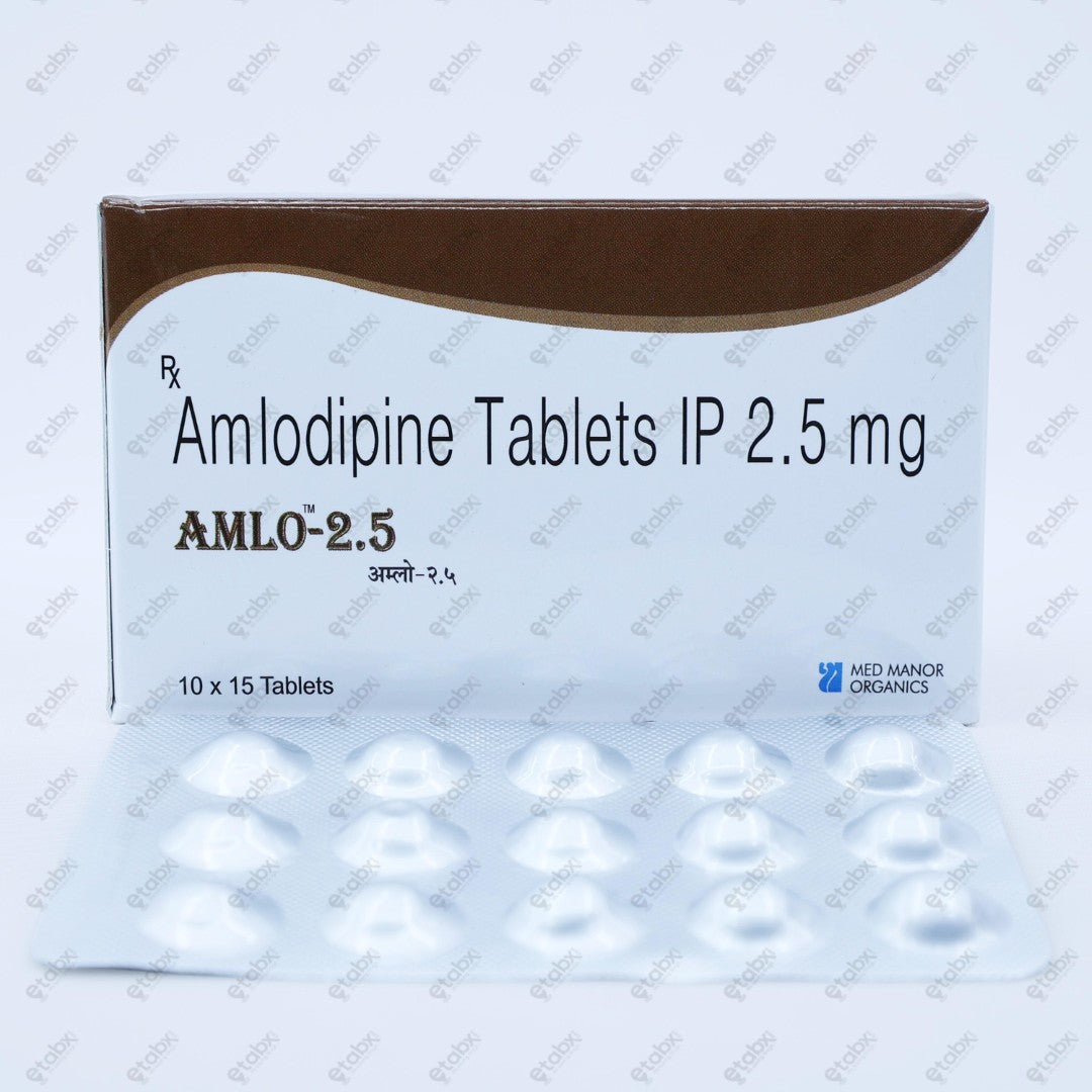 Amlo 2.5mg Tablet 15's