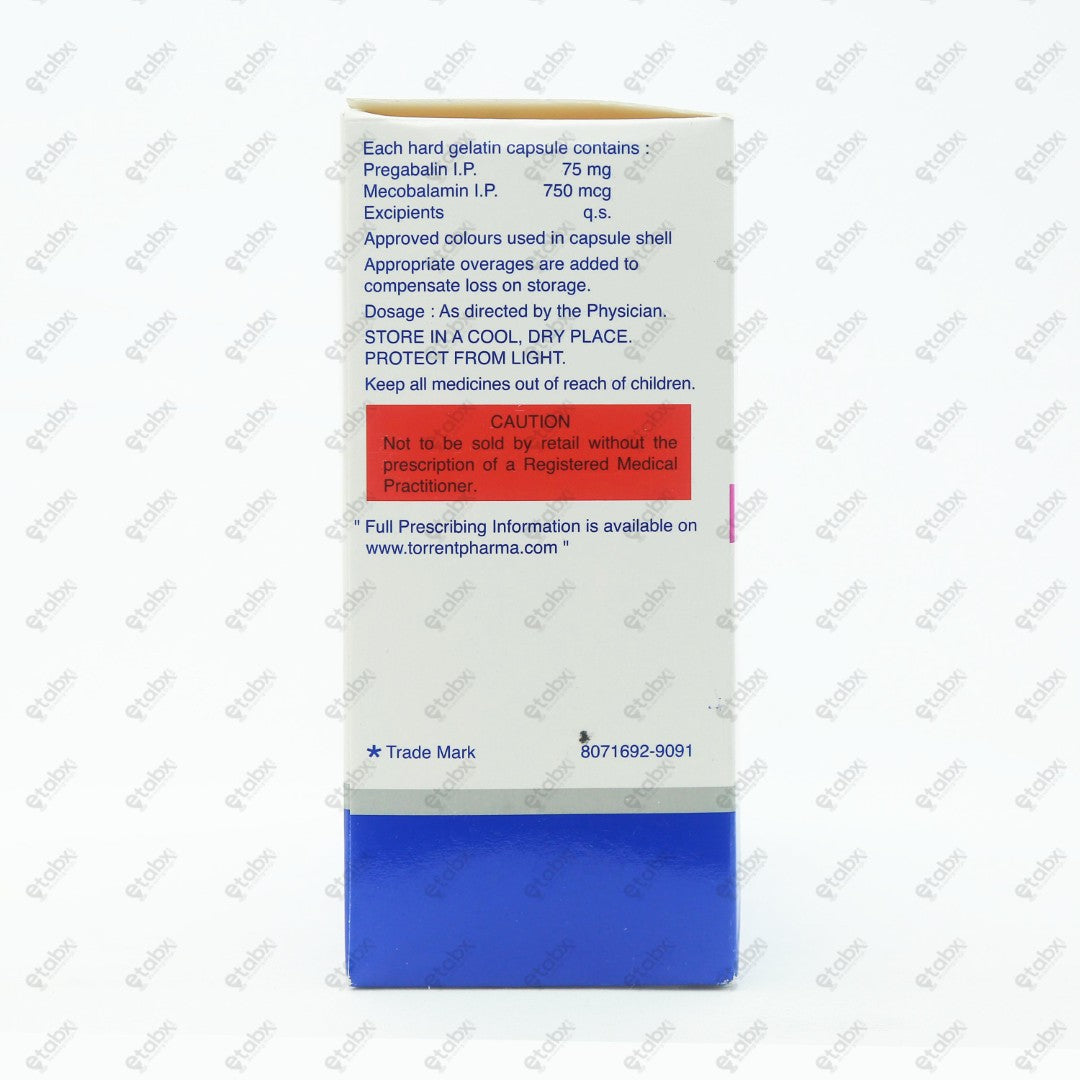 Pregaba M 75mg Capsules 15's